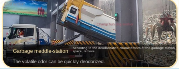 染まる水処理の化学薬品の廃物の場所の防臭剤の印刷 2