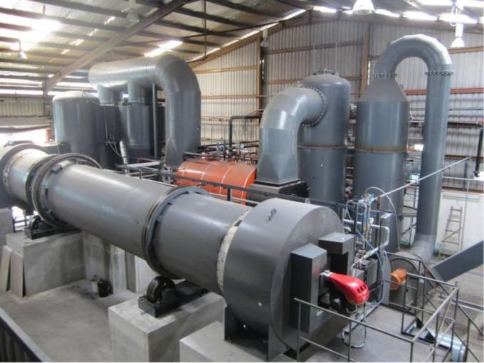 有害排出物処置の中心の産業固形廃棄物のための不用な焼却炉および不用な液体の処置3000kg/h