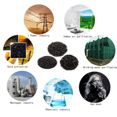 Pellets active charbon amorphous walnut shell  granular activated carbon price