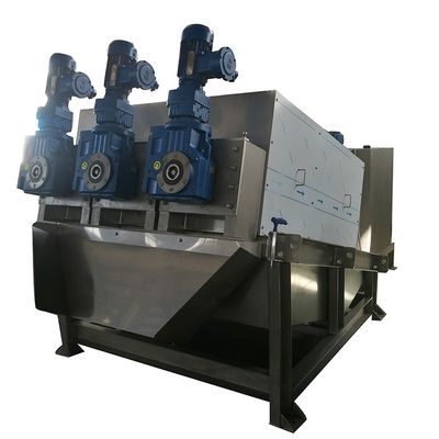 SS304 SS316ねじ販売のための排水機械沈積物の脱水機システムに泥をつけるため