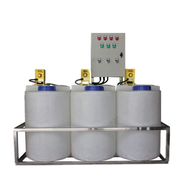 Roの植物化学投薬システム水処理設備300 - 30000 T/Hの流動度